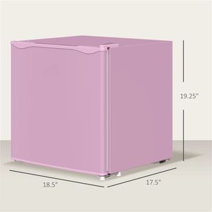 Mini Refrigerador Vertical Rosa de Escritorio, Pequeño y Conveniente - Product Image 6