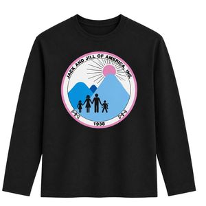 เสื้อสเวตเชิ้ตแขนยาวปักลาย Black Jack & Jill Crest แบบคลาสสิก คอวี ผ้าฟลีซ พร้อมปลายแขนแบบริบ - Product Image 1