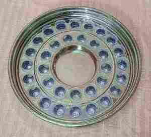 PREMIUM CHURCH GRADE STAINLESS STEEL <b>COMMUNION</b> TRAY SET 33 <b>CUPS</b> MIRROR FINISH WITH PLASTIC <b>CUPS</b> STABLE BASE DESIGN - Product Image 5