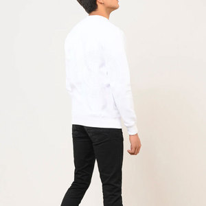 เสื้อสเวตเชิ้ตผู้ชายแฟชั่น ผ้าคอตตอนผสม ลุควินเทจ ทรงหลวม สวมใส่สบาย เหมาะสำหรับวัยรุ่น สไตล์ลำลอง - Product Image 3