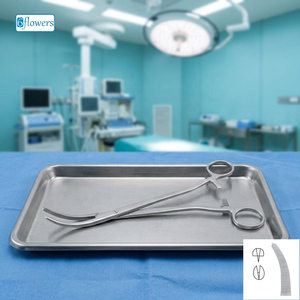 Pinces hémostatiques manuelles 6flowers Wertheim, instrument chirurgical certifié CE ISO 2015, classe I, chirurgie générale, modèle F6-205, haute performance - Product Image 2
