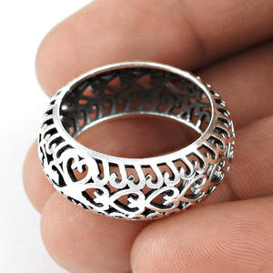 Joyería de Plata de Ley 925 de Alta Calidad, Diseño Moderno, Estilo Vintage, Anillo de Plata de Calidad Fina al por Mayor, Estilo Bohemio - Product Image 1