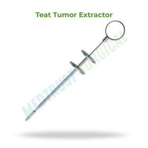 Extractor de tumores mamarios, instrumento veterinario de acero inoxidable, herramienta para la eliminación de crecimiento mamario en ganado - Product Image 2