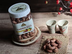 Noix de cajou grillées salées non décortiquées de qualité supérieure W180 du Vietnam en pot carré de 454 g - Vente en gros directe d'usine de noix de cajou - Product Image 4