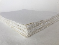 Vente en gros Deckle Edge A4 Ordinateur Artisanat Fait à la main Recyclé Arbre gratuit coton chiffon papier 120gsm 200gsm 300gsm A4 papier écologique
