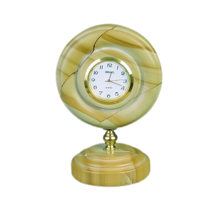 Latest Design Onyx And Marble <b>Clock</b> In Different Shape And Design 100% Handcrafted New Stylish Onyx And Marble <b>Clock</b> - Product Image 2