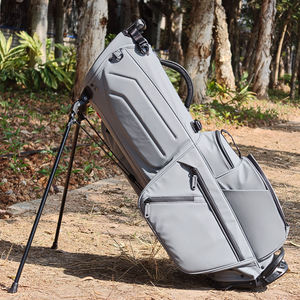 Sac de golf imperméable haut de gamme avec support automatique et sangles doubles rembourrées pour un confort maximal sur le parcours - Product Image 3