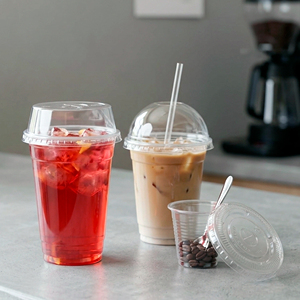Wholesale Transparent Disposable Single Wall <b>Plastic</b> <b>Cups</b> 16/22/24oz Recyclable PP <b>Cups</b> 95mm for Iced Coffee Tea Juice - Product Image 4