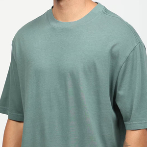 Oversized Mint Green <b>White</b> Striped Raglan T-<b>Shirt</b> for Men - Product Image 5