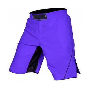 Shorts d'entraînement MMA de haute qualité pour adultes, hommes et femmes, extensibles, séchage rapide, respirants, personnalisables, noirs - Product Image 6