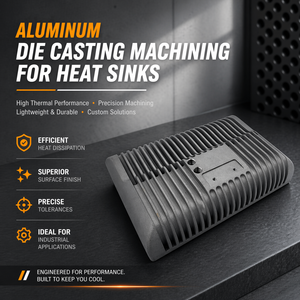 Usinage de pièces moulées sous pression en aluminium pour dissipateurs de chaleur - Product Image 2