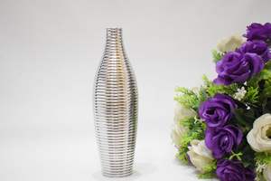 Jarrón de Metal Contemporáneo para Decoración, con Acabado Artesanal Portátil que Realza la Presentación del Hogar y el Uso Diario - Product Image 6