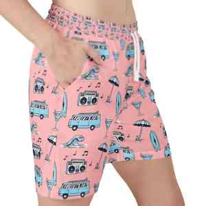 Pantalones Cortos Deportivos de Poliéster con Impresión por Sublimación Completa y Logotipo, Venta Especial, Variedad de Diseños Gráficos, Pantalones Cortos Casuales - Product Image 1