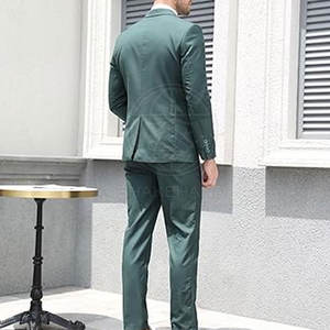 Costume formel professionnel pour homme, ensemble deux pièces, tissu léger et respirant pour un port confortable toute la journée - Product Image 3