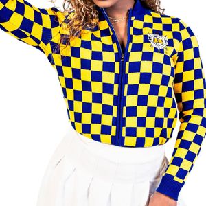 Cardigan en tricot à carreaux pour femme, style bûcheron, boutonné sur le devant, coupe décontractée, chaud, doux, confortable et tendance - Product Image 5