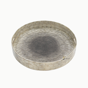 Juego de bandejas de servir de nácar personalizadas OEM ODM al por mayor, bandejas de servir de madera de lujo para alimentos y decoración - Product Image 5