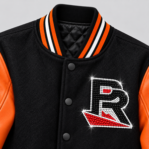 Chaqueta Varsity para Hombre con Logotipo de Diamantes de Imitación, Chaqueta Bomber Letterman Personalizada para Animadoras, Chaqueta de Animadoras con Espíritu de Equipo, Mejor Calidad, Último Diseño - Product Image 6