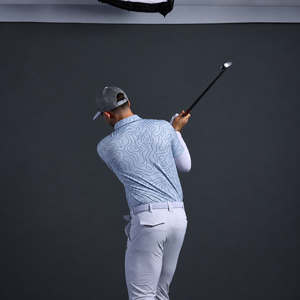 Polo de Golf de Manga Corta para Hombre de Alto Rendimiento, Patrón Geométrico, Tejido de Poliéster de Secado Rápido, Ropa Deportiva Informal con Logotipo - Product Image 5