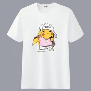 Camisetas Deportivas Casuales de Manga Corta con Cuello Redondo, Diseño Personalizado, 100% Algodón, Bajo Gramaje, Impresión Serigráfica Frontal, Antiarrugas y de Secado Rápido para Hombre - Product Image 6