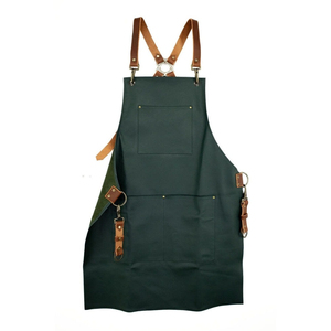 Custom polyester kitchen <b>apron</b> with durable stitching waist fit and button closure for chefs restaurant and outdoor <b>work</b> - Product Image 2