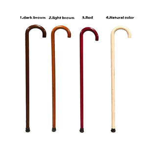 Bâtons <span class=keywords><strong>de</strong></span> <span class=keywords><strong>marche</strong></span> en <span class=keywords><strong>bois</strong></span> vintage <span class=keywords><strong>de</strong></span> haute qualité pour hommes, femmes et personnes âgées, avec poignée - Product Image 3