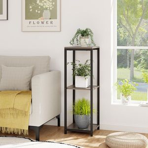 3-Tier Tall Metal Plant <b>Stand</b> <b>Corner</b> Wall Shelf with Anti-Tipping Device for Holding Plants - Product Image 5