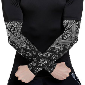 Manchons de compression personnalisés pour le sport (golf, volleyball, basketball, cyclisme) – Écologiques, respirants, en Spandex/Polyester, unisexe - Product Image 3