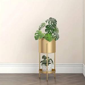 Macetas de latón increíblemente versátiles, que se adaptan perfectamente a hogares, oficinas, balcones, patios y espacios comerciales. - Product Image 6