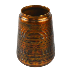 Vases en cuivre, nouvelle finition de luxe, décoration intérieure et extérieure, bureau, salon, restaurants, décoration de mariage, vase à fleurs en métal - Product Image 3