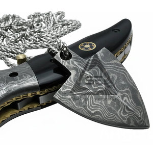 Colgantes de Acero de Damasco Clásicos Cristianos Hechos en Pakistán a Precio Económico, Servicios OEM, Alta Calidad, Unisex - Product Image 2
