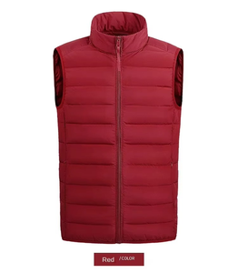 Chaleco Acolchado Impermeable con Cierre, Unisex, Personalizable (OEM), para Invierno, Tallas Grandes, sin Mangas, con Bolsillos, Venta al Por Mayor - Product Image 4