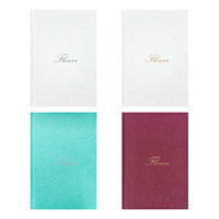 Journal de poche design fleur en relief | Cahier d'agenda couverture papier