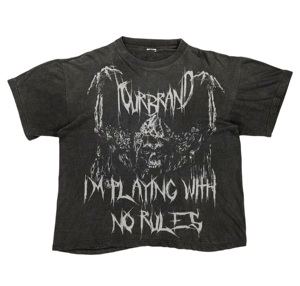 เสื้อยืดคอกลมสไตล์ฮิปฮอปสำหรับผู้ชาย ผ้าฝ้าย 100% พิมพ์ลาย 3 มิติ ทรงโอเวอร์ไซส์ แบบครอป - Product Image 2