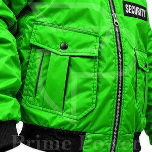 Chaqueta Bomber de Uniforme para Empresas de Seguridad, Ropa de Trabajo Profesional para Personal, Logotipo Personalizado, Fabricante Mayorista, Proveedor OEM, Guardia - Product Image 4