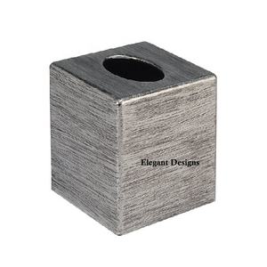 Hammered Metal Tissue Box Silver Color Classic Luxury Wholesale Tissue Cover Latest Arrival Handmade Luxury Tissue Box Cover - Product Image 4
