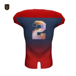 Uniforme de Fútbol Americano de Estilo Moderno, 100% Poliéster, Transpirable, de Secado Rápido, Cómodo, de Alta Calidad, Diseño Personalizable, OEM - Product Image 2