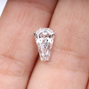 เพชร OM GEMS 1.30 กะรัต, 9.1 x 6.0 มม., รูปทรงโลงศพ เพชรเพาะเลี้ยงในห้องปฏิบัติการ, เพชร E-F คุณภาพสูง VVS ที่สร้างขึ้นในห้องปฏิบัติการ, เพชรเพาะเลี้ยงสำหรับเครื่องประดับ - Product Image 2