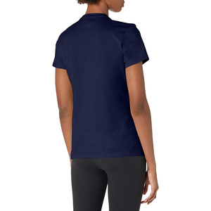 T-shirt violet à manches courtes et col rond 100 % coton, coupe classique, couleur unie, décontracté, en jersey tricoté, design vierge pour homme - Product Image 5