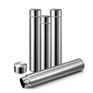 Wide Mouth Stainless Steel Water <b>Bottle</b> with Metal Handle Lid Portable Outdoor Hiking Canteen Single Wall Gym Sports Water <b>Flask</b> - Product Image 2