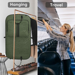 Sac de voyage pour vêtements avec logo personnalisé, pliable, grande capacité, coutures robustes, design multi-poches, pour les voyages d'affaires et les longs trajets - Product Image 6