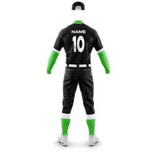 Uniforme de baseball personnalisé avec nom et numéro, ensemble maillot et pantalon de baseball, vêtements de sport respirants pour la compétition et l'entraînement en équipe - Product Image 4