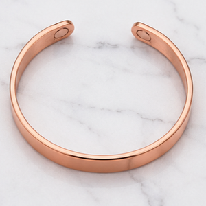 Pure Copper Plain High Polish Magnetic Open Cuff Therapy Bracelet Handmade Metal Jewelry Exquisite Fashion <b>Accessory</b> - Product Image 2