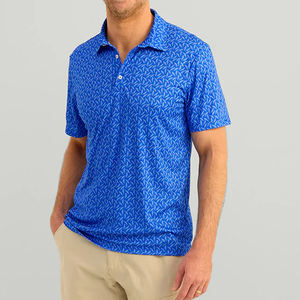 Chemises de travail personnalisées pour hommes, anti-transpiration, en satin imprimé, anti-plis, avec logo brodé, design uniforme professionnel pour le golf - Product Image 5