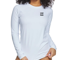 T-shirt de compression à manches longues de qualité supérieure, unisexe, séchage rapide, UPF50+, 220g Spandex/Polyester, pour la gym, l'entraînement et la course à pied - Product Image 1