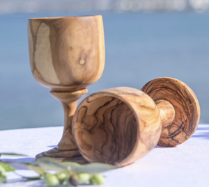 Verre et gobelets tendance Verre à boire en bois d'acacia pour la maison Hôtel Boisson pour jus Texture en bois naturel de l'Inde - Product Image 3