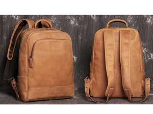 Premium Style Classic Look Durable Bags Outdoor Leather Laptop <b>Backpack</b> for Women Summer Layering Relaxed Leather <b>Backpack</b> Bag - Product Image 2