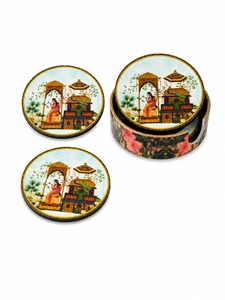 Handmade MDF Enamel <b>Drink</b> <b>Coaster</b> Set With Modern Artistic Design <b>For</b> Coffee Table Bar Restaurant And Gift Purpose - Product Image 6