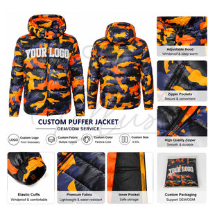 Chaqueta Acolchada para Hombre, Nueva Colección, Personalizada, Transpirable y Cómoda, Venta al Por Mayor con Logotipo y Talla Personalizada - Product Image 6