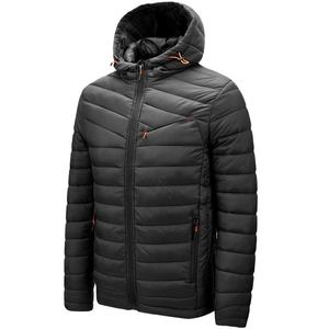 Wholesale Outdoor Light Warm Duck <b>Feather</b> Custom Logo Nylon Hooded Winter Bubble Puff Filled <b>Down</b> Puffer Jackets for Men - Product Image 5