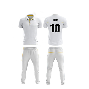 Uniformes de Cricket Personalizados de Alta Calidad 100% Poliéster con Diseño de Jersey Sublimado a Color, Nombre del Equipo y Logotipo de la Marca - Product Image 4